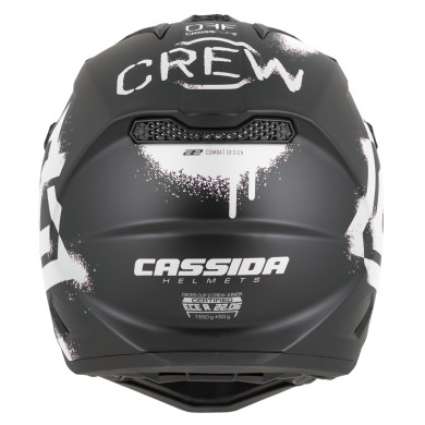 Cross Cup 2 Crew Junior Helmet, CASSIDA (matt black/white) 2026