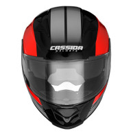 PŘILBA CASSIDA APEX JAWA BLACK/RED + PINLOCK70