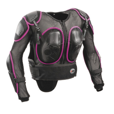 Körperprotektor EM8 LADY, EMERZE, Damen (schwarz/lila)