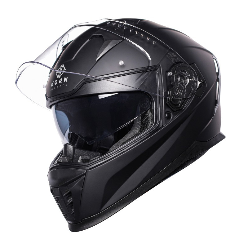 Kask motocyklowy HORN Hirs ECE 22.06 Pinlock blenda interkom
