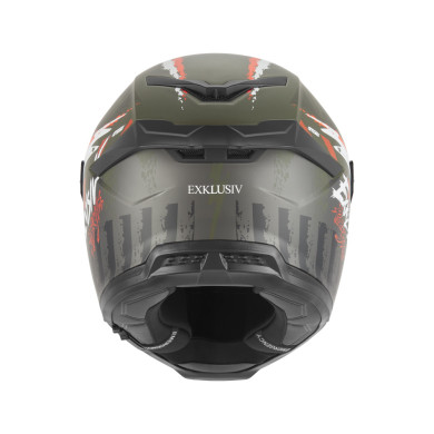 Integral-Motorradhelm NOX Goliath Cut’d khaki matt orange 2026
