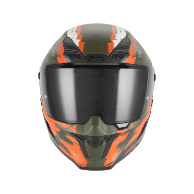 Integral-Motorradhelm NOX Goliath Cut’d khaki matt orange 2026