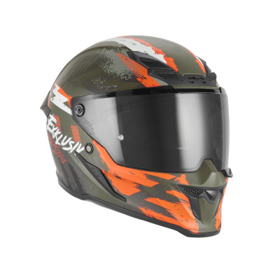 Integral-Motorradhelm NOX Goliath Cut’d khaki matt orange 2026