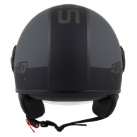 Kask motocyklový ZED C35 šedý matný jet ECE 22.06 lehký