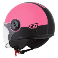 ZED C35 różowy czarny – kask otwarty ECE 22.06, 1150 g