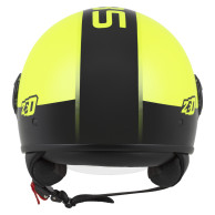 ZED C35 žltý fluo čierny - otvorená prilba ECE 22.06, 1150 g