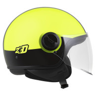 ZED C35 žltý fluo čierny - otvorená prilba ECE 22.06, 1150 g