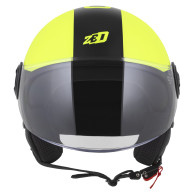 ZED C35 žltý fluo čierny - otvorená prilba ECE 22.06, 1150 g