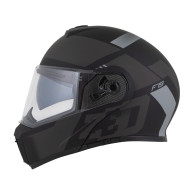 ECE 22.06 chin guard helmet with anti-fog visor and micrometric closure.