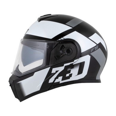 ECE 22.06 chin guard helmet with anti-fog visor and micrometric closure.