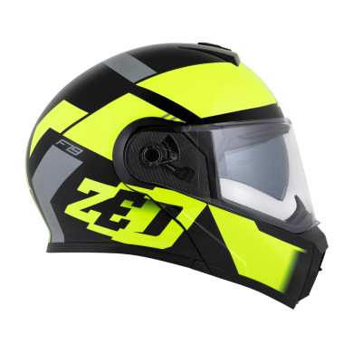 ECE 22.06 chin guard helmet with anti-fog visor and micrometric closure.