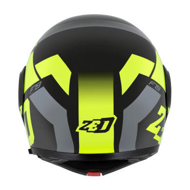 ECE 22.06 chin guard helmet with anti-fog visor and micrometric closure.