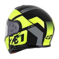 ECE 22.06 chin guard helmet with anti-fog visor and micrometric closure.
