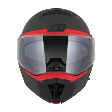 ECE 22.06 chin guard helmet with anti-fog visor and micrometric closure.