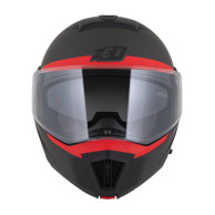 ECE 22.06 chin guard helmet with anti-fog visor and micrometric closure.