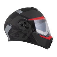 ECE 22.06 chin guard helmet with anti-fog visor and micrometric closure.