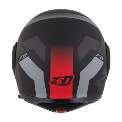 ECE 22.06 chin guard helmet with anti-fog visor and micrometric closure.