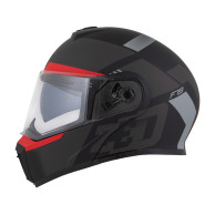 ECE 22.06 chin guard helmet with anti-fog visor and micrometric closure.