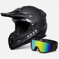 Horn H915 kask cross enduro quad ECE 22.06 gogle w zestawie