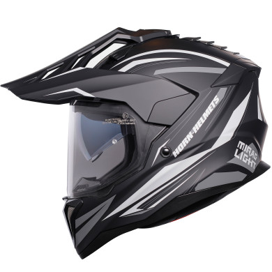 HORN 916 – kask cross enduro szyba antifog blenda gogle ECE 22.06