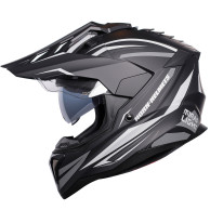 HORN 916 - cross enduro helmet with antifog visor goggles ECE 22.06