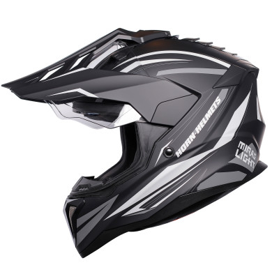 HORN 916 - cross enduro helmet with antifog visor goggles ECE 22.06