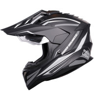 HORN 916 - cross enduro helmet with antifog visor goggles ECE 22.06