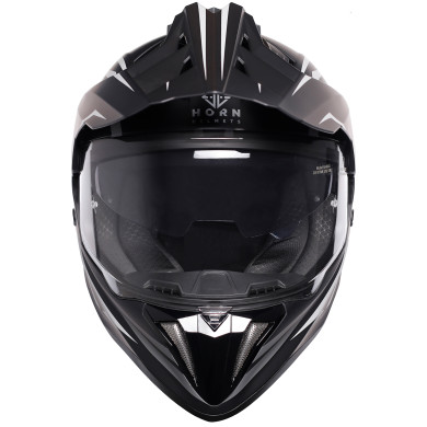 HORN 916 - cross enduro helmet with antifog visor goggles ECE 22.06