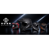 Kask cross HORN H915 ECE 22.06 enduro quad + gogle lekki