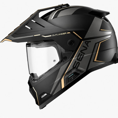Kask motocyklowy SENA Outlander enduro interkom Mesh Bluetooth ECE 22.06