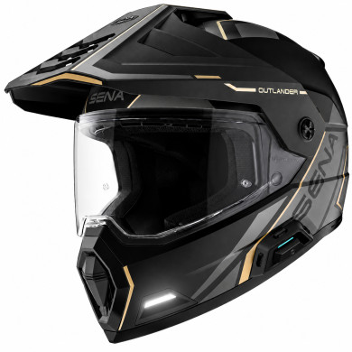 Kask motocyklowy SENA Outlander enduro interkom Mesh Bluetooth ECE 22.06