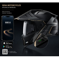 copy of Kask motocyklowy SENA Outlander enduro interkom Mesh Bluetooth ECE 22.06