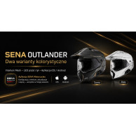 Kask SENA Outlander Adventure Enduro Interkom Mesh Bluetooth ECE 22.06