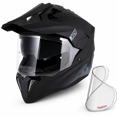 Helma ZED XD1 černá mat – adventure ECE 22.06, blenda, FogCity®