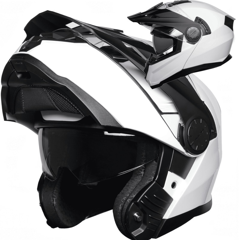 Horn Multi-Tour ECE 22.06 motorbike jaw helmet with visor, visor and under intercom