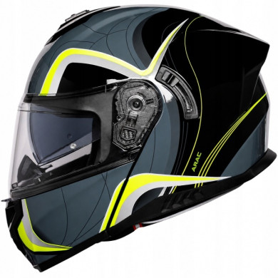 Horn Multi-Tour ECE 22.06 motorbike jaw helmet with visor, visor and under intercom