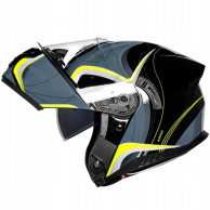 Horn Multi-Tour ECE 22.06 motorbike jaw helmet with visor, visor and under intercom