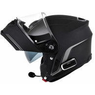OUTRUSH 2, Smart Flip-Up Helmet with Mesh Communication, Matt Black, ECE 22.06