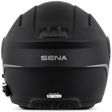 OUTRUSH 2, Smart Flip-Up Helmet with Mesh Communication, Matt Black, ECE 22.06