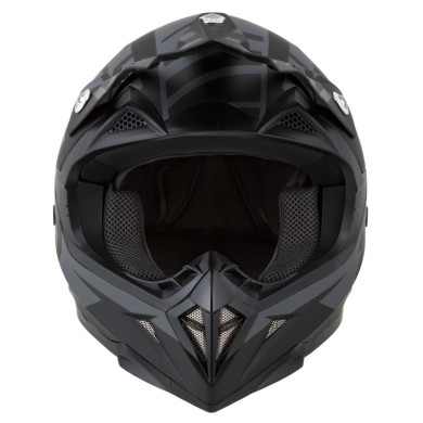 Zestaw: kask motocyklowy cross ZED X1.9 Targa (M) + gogle multikolor