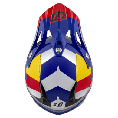 Zestaw: kask motocyklowy cross ZED X1.9 Tendo (S) + gogle multikolor