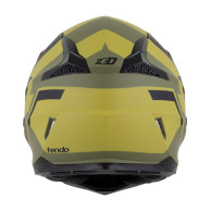 copy of Zestaw: Kask motocyklowy cross ZED X1.9 Tendo ciemnozielony jasnozielony (M) + gogle multikolor