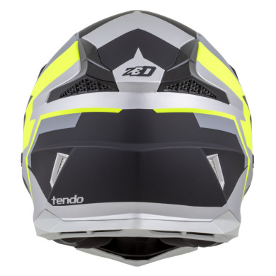 copy of Zestaw: Kask motocyklowy cross ZED X1.9 Tendo czarny mat szary żółty fluo (M) + gogle multikolor