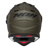 NOX N312 khaki mat – enduro přilba ECE 22 06 s výměnným štítkem pro pinlock
