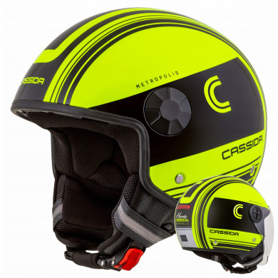 CASSIDA Handy Metropolis Safety (ŽLTÁ FLUO/ČIERNA/REFLEXIBILNÁ ŠEDÁ)