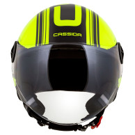 CASSIDA Handy Metropolis Safety (ŽLUTÁ FLUO/ČERNÁ/REFLEXIBILNÍ ŠEDÁ)