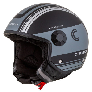 CASSIDA Handy Metropolis Vision (SCHWARZ MATT/GRAU/REFLEKTIERENDES GRAU)
