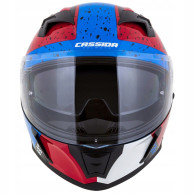 CASSIDA Integral 3.0 DRFT (BLAU PERLGLANZ/ROT/SCHWARZ/WEIß) + SCHWARZE SCHEIBE IM SET