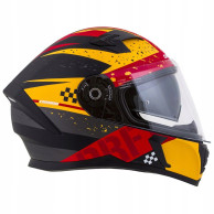 CASSIDA Integral 3.0 DRFT (ORANGE MAT/ RED FLUO/ BLACK/WHITE) + ČIERNE SKLO V SADE