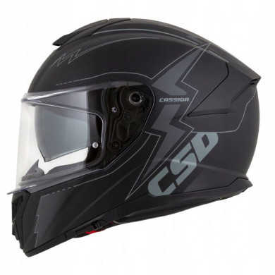 Cassida GT 2.1 Flash ECE 22.06 helmet - black glass, pinlock system